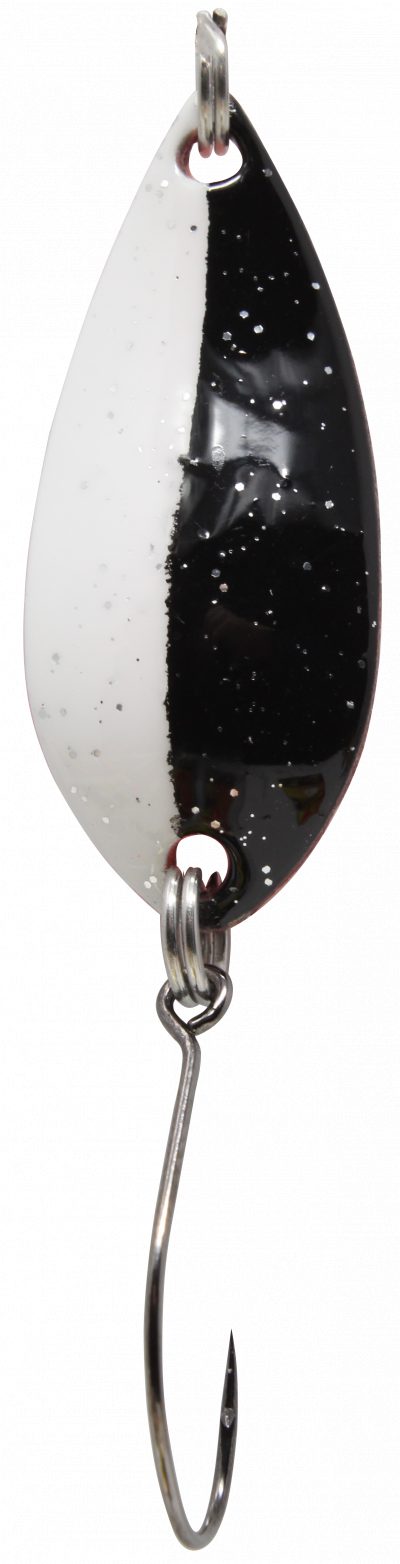 Spoon Salza 3,2 g schwarz-weiß m. Glitter / orange