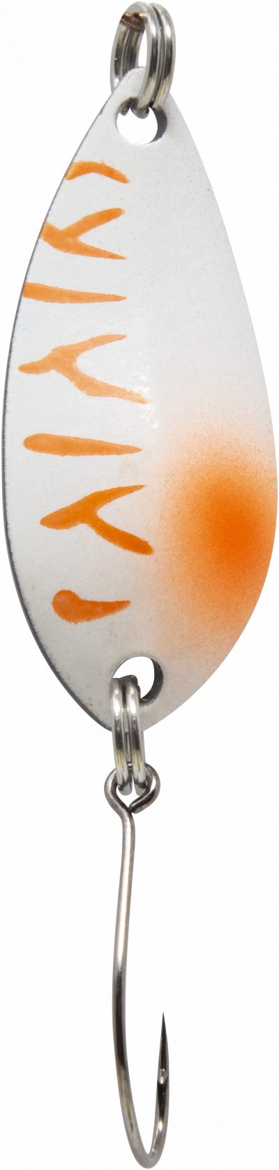 Spoon Salza 3,2 g weiß-orange / schwarz weißer Punkt