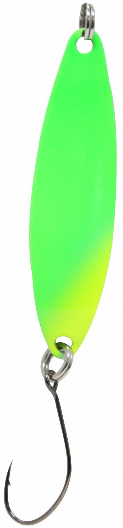Spoon Heavy 5 g green / yellow / green plated