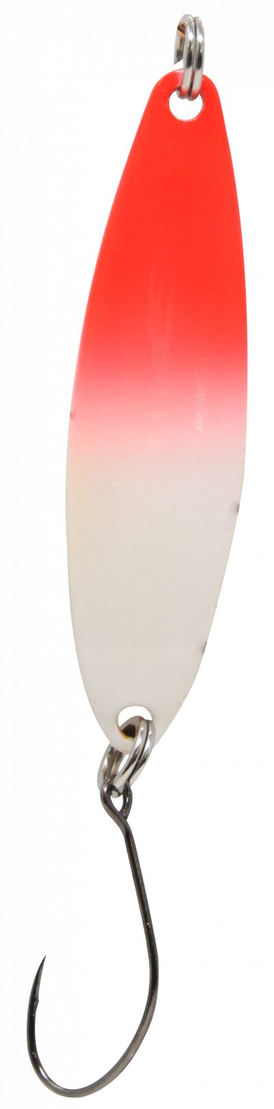 Spoon Heavy 6,5 g Red / white / copper plated with black dots
