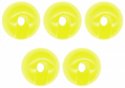 Tungsten Perle Omura geschlitzt Ø 3,3 mm chartreuse
