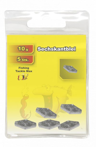 Sechskantblei 10 g Inh. 5 Stk.