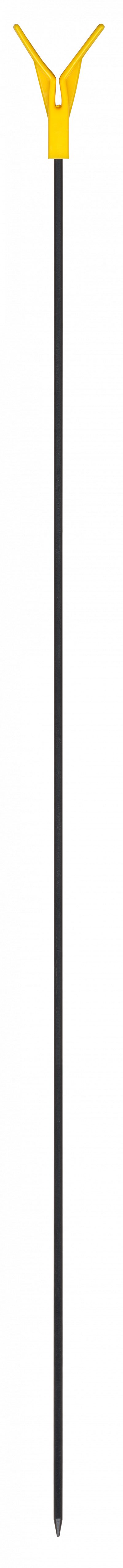 Rutenhalter V - Kopf gelb metall 80 cm