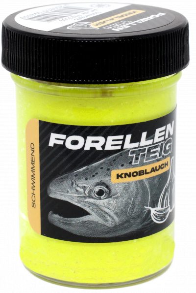 Forellenteig Knoblauch schwimmend 50 g Sonnengelb UV