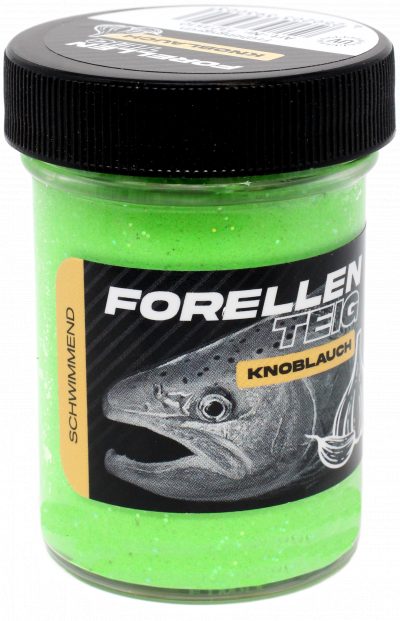 Forellenteig Knoblauch schwimmend 50 g Frühlingsgrün UV