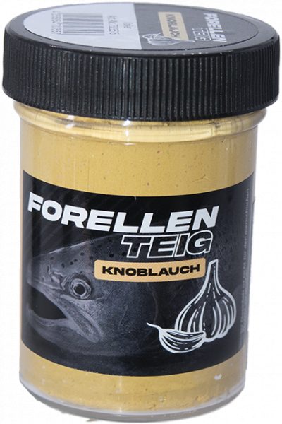 Forellenteig Knoblauch schwimmend 50 g Ocker