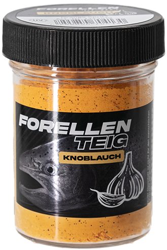 Forellenteig Knoblauch schwimmend 50 g Orange Spritz