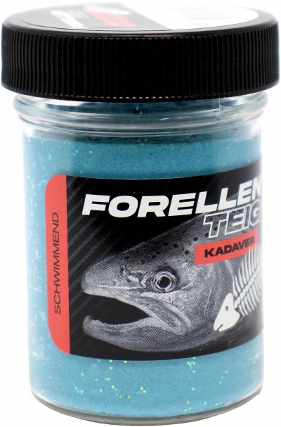 Forellenteig Kadaver schwimmend 50 g Leuchtblau UV