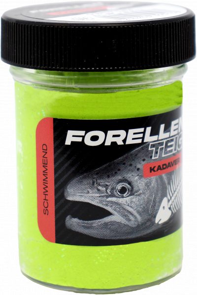 Forellenteig Kadaver schwimmend 50 g Grashüpfergrün UV
