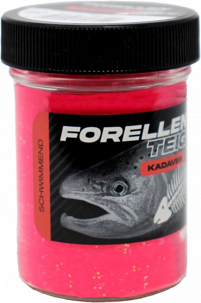 Forellenteig Kadaver schwimmend 50 g Pink UV