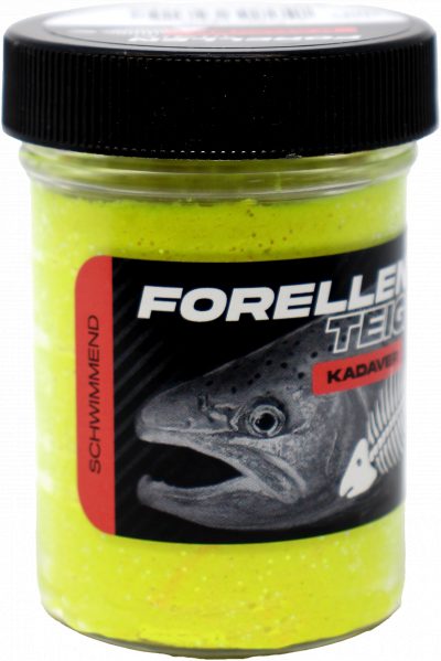 Forellenteig Kadaver schwimmend 50 g Sonnengelb UV