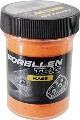 Forellenteig Käse schwimmend 50 g Hellorange