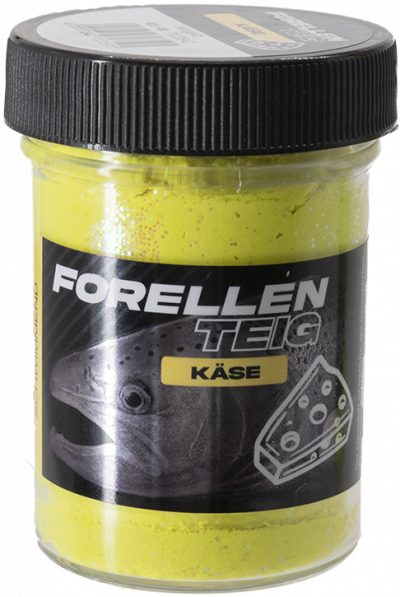 Forellenteig Käse schwimmend 50 g Hellgelb