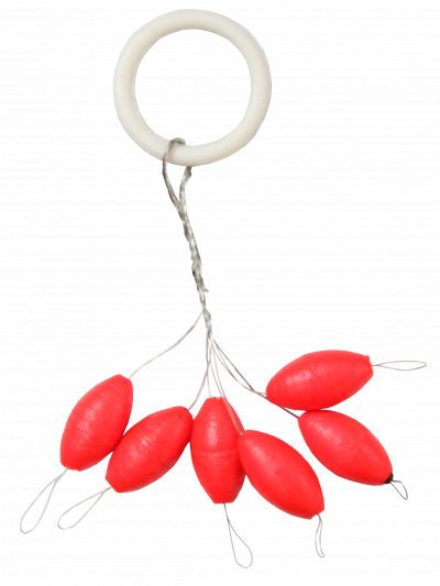 Trout Piloten oval rot Inh .6 Stk.