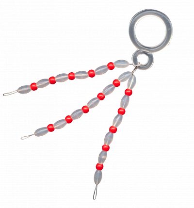 Silikonstopper mit Perlen