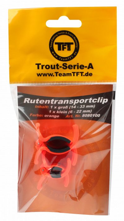 Rutentransportclip (orange) 2 Stk.