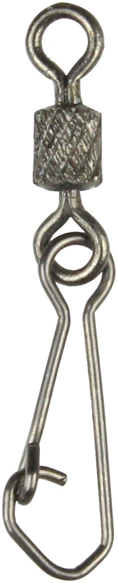 Tönnchenkarabiner m. Wirbel Gr. 8