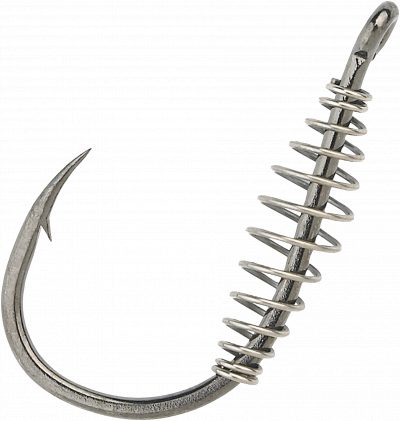 Haken geb. Forelle Spirale  04 Ø 0,20 mm Inh. 6 Stk.