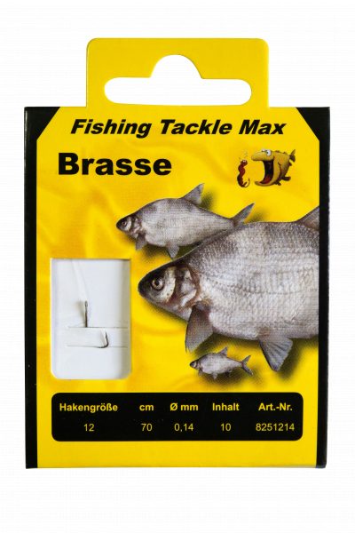 Haken geb. Brassen  12 Ø 0,14 mm Inh. 10 Stk.