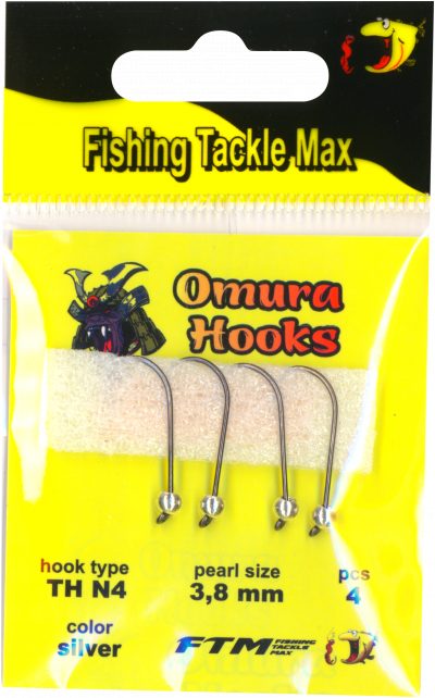 Omura Hook TH N4 silver 3,8 mm 0,58 g 4 Stk.