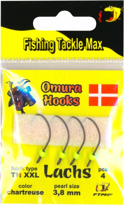 Omura Hook TH XXL chartreuse 3,8 mm 0,59 g 4 Stk.