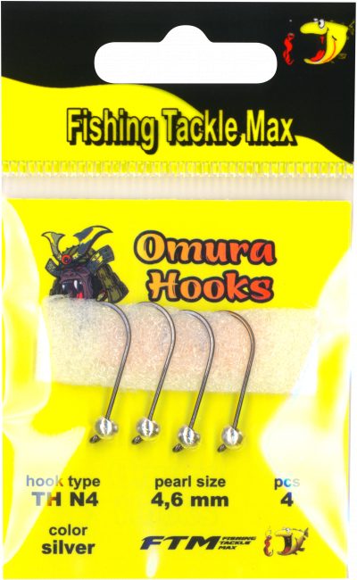 Omura Hook TH N4 silver 4,6 mm 0,80 g 4 Stk.