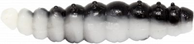 Omura Baits Larvy Käse 3,5 cm Schwarz / Weiß