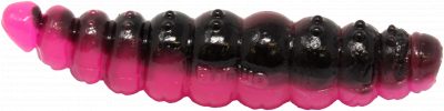 Omura Baits Larvy Käse 3,5 cm Schwarz / Dunkelpink