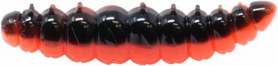 Omura Baits Larvy Käse 3,5 cm Schwarz / Orange