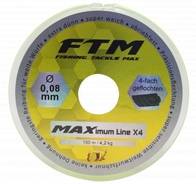 Schnur MAXimum X4 Ø 0,08 mm 4,2 kg
