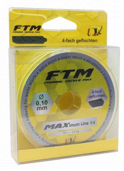 Schnur MAXimum X4 Ø 0,10 mm 5,5 kg