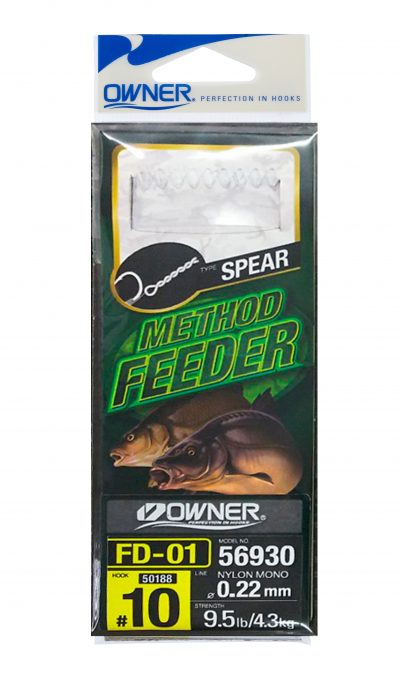 Owner Method Feeder Haken mit Speer/WH 0,22mm #12
