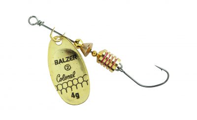Colonel Z Spinner Einzelhaken gold 3g