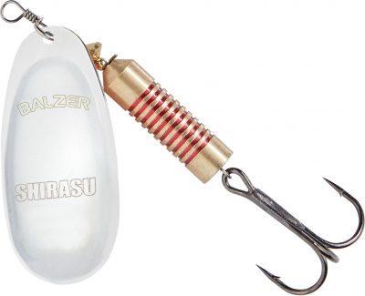 Shirasu Hecht Spinner 28g, Silber
