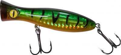 King of Pop Popper Fire Shark, 8cm, 15g, Floating