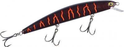 MK Zanderscheuche Wobbler, Black Albino, 13cm