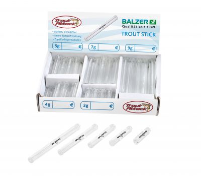 Trout Attack Glasgewicht Display 50St.