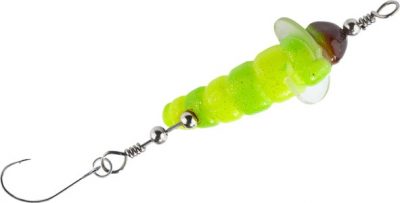 Trout Attack Killer Made mit Einzelhaken gelb-grün UV, 4cm, 2,3g