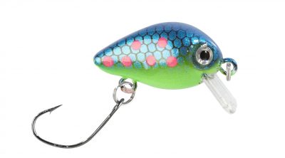 Trout Attack Wobbler Trout Crank blau/pinke Punkte 3cm 2g