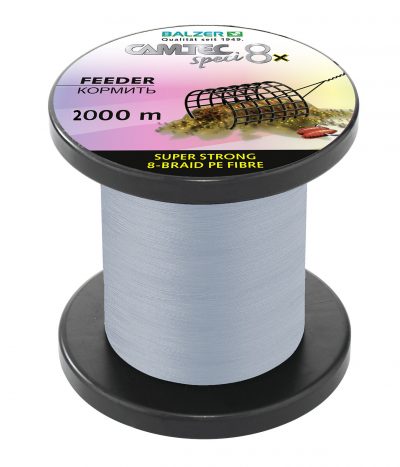 Camtec Speci 8x, Feeder 0,12mm, 2000m, dunkelgrau