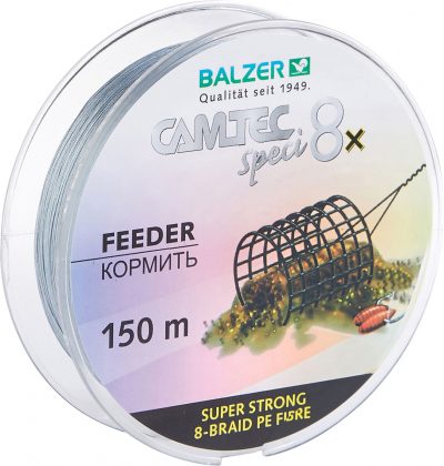 Camtec Speci 8x, Feeder 0,12mm, 150m, dunkelgrau