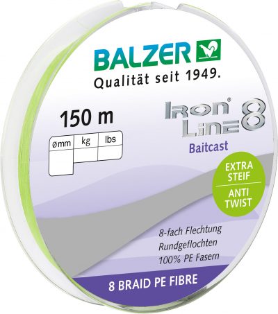 Iron Line 8x Baitcast, 0,22mm, 150m