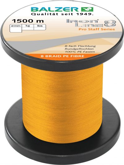 Iron Line 8x orange, 0,14mm, 1500m