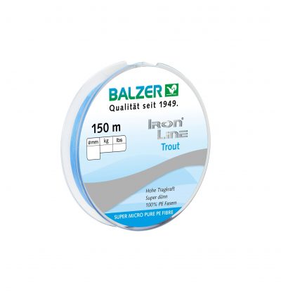 Iron Line Trout 3-fach blau 150m 0,06mm