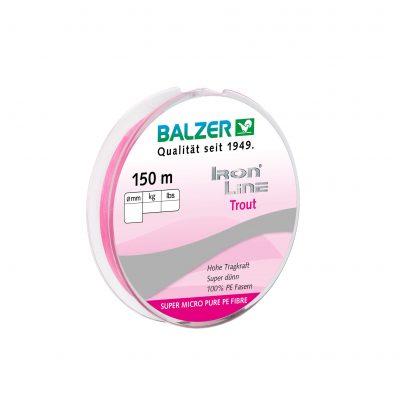 Iron Line Trout 3-fach pink 150m 0,04mm