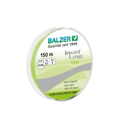 Iron Line Trout chartreuse 150m 0,06mm