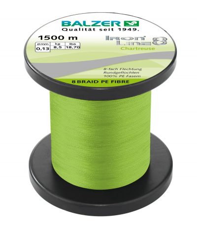 Iron Line 8 chartreuse 1500m 0,08mm