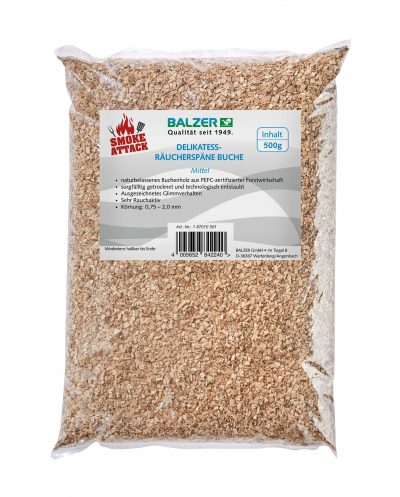 Räuchermehl Buche mittel, 500g