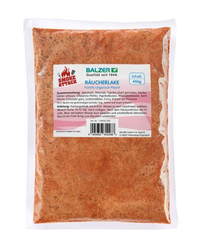 Forelle Ungarisch Pikant Räucherlake, 450g