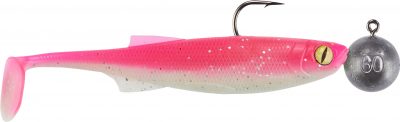 71 Grad Nord Gummiset Dorsch-Köhler, 60 und 80g, 12 und 15cm, Pink-Weiss